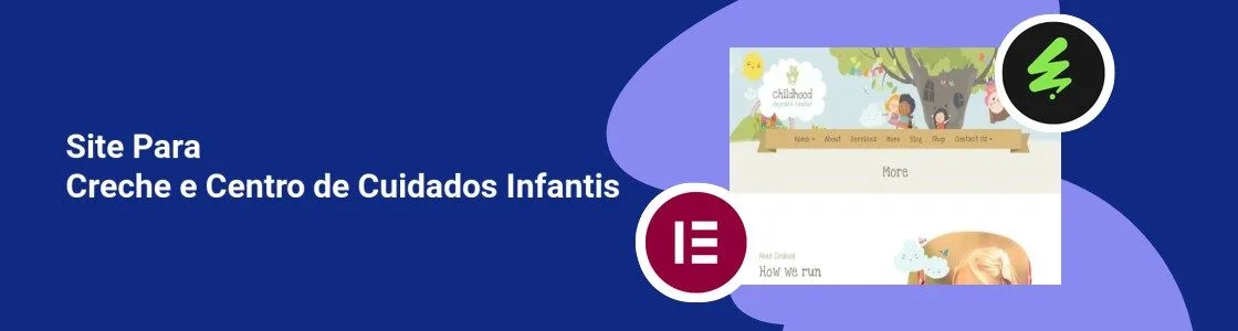 Wordpress completo creche e centro de cuidados infantis N8HTT9A