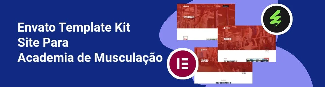 Wordpress completo template kit site para academia de musculacao 2LM4BYC