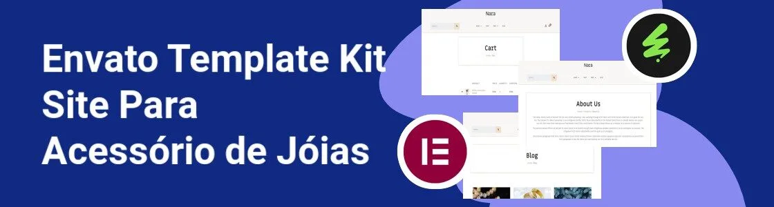 Wordpress completo template kit site para acessorio de joias 9FC8PM8