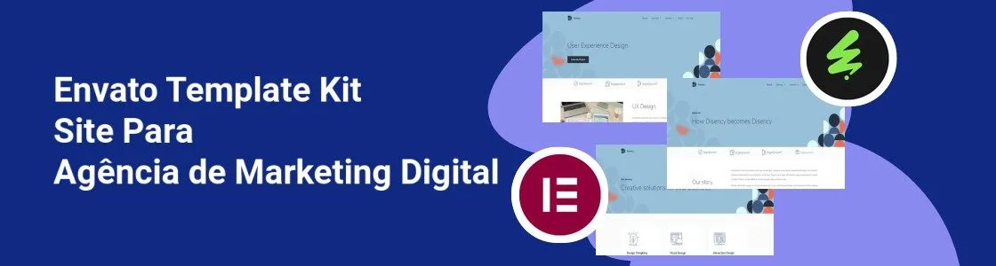 Wordpress completo template kit site para agencia de marketing digital DGP8ENP