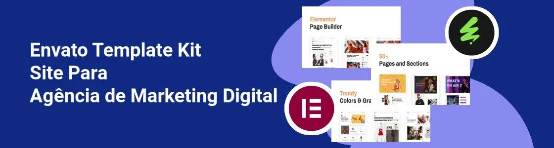 Wordpress completo template kit site para agencia de marketing digital HP4B3LU