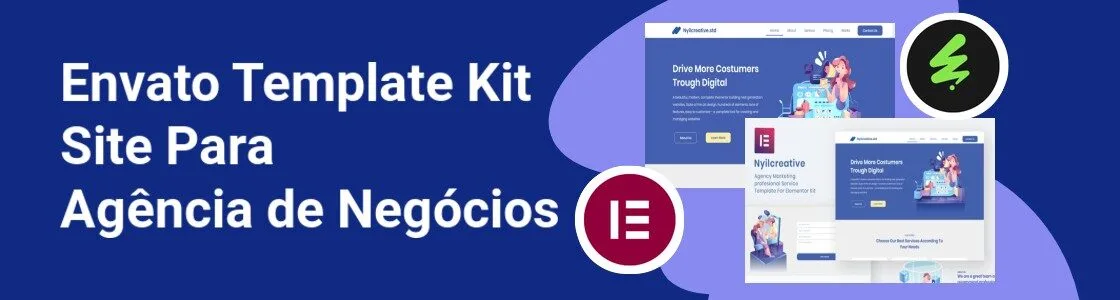 Wordpress completo template kit site para agencia de negocios SGA8W23