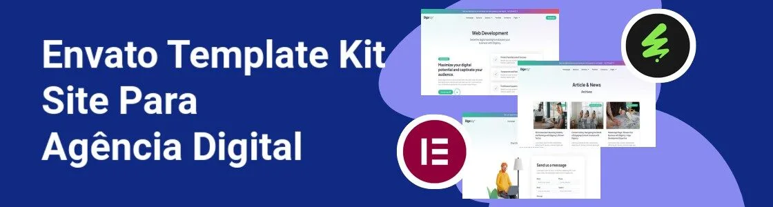 Wordpress completo template kit site para agencia digital M2QJPHK