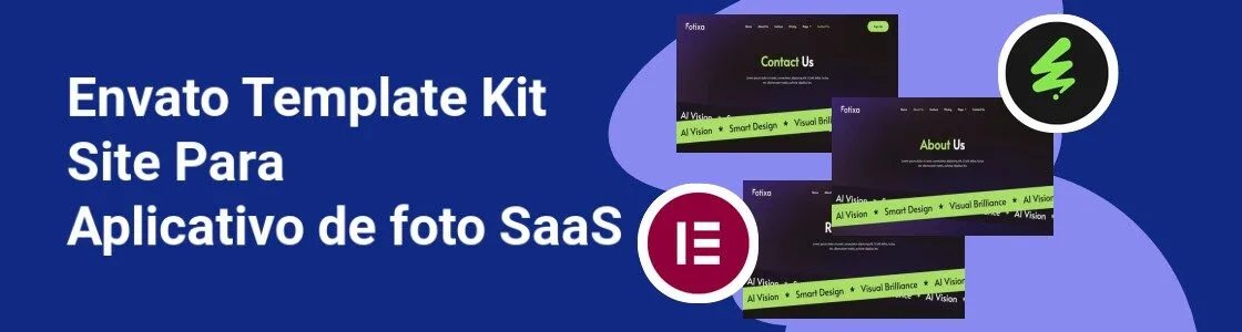 Wordpress completo template kit site para aplicativo de foto saas TQAYVJB