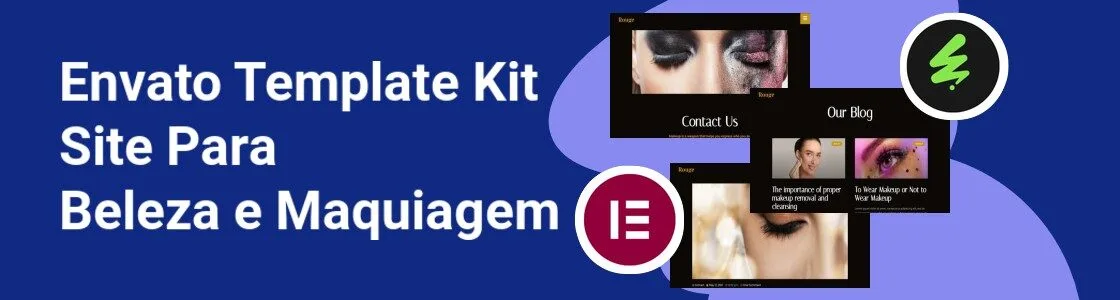 Wordpress completo template kit site para beleza e maquiagem NCTNWLK
