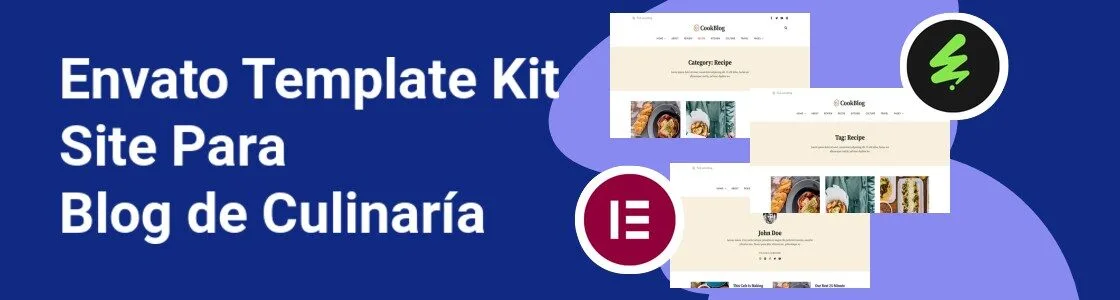 Wordpress completo template kit site para blog de culinaria 6TNQW8Y