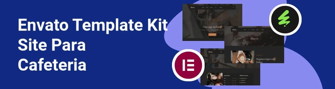 Wordpress completo template kit site para cafeteria N34D4ML