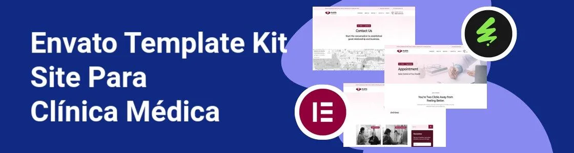 Wordpress completo template kit site para clinica medica DLHXA76
