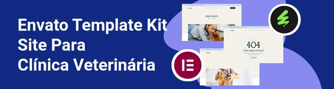 Wordpress completo template kit site para clinica veterinaria 32JKLP2