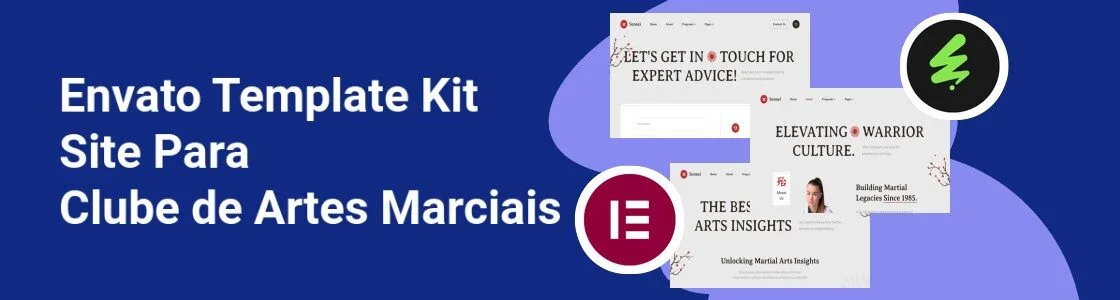 Wordpress completo template kit site para clube de artes marciais ZS87A3R