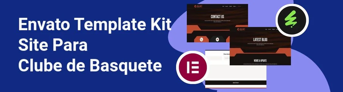 Wordpress completo template kit site para clube de basquete H9UEYK8