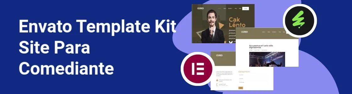 Wordpress completo template kit site para comediante D5BMKN6