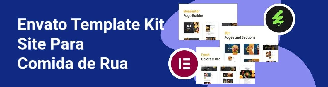 Wordpress completo template kit site para comida de rua PSK8GQ8