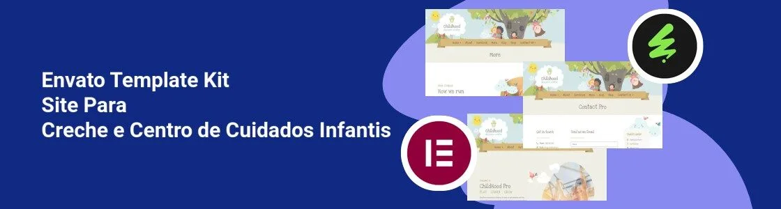 Wordpress completo template kit site para creche e centro de cuidados infantis N8HTT9A