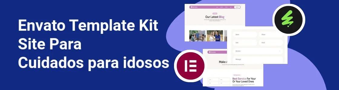 Wordpress completo template kit site para cuidados para idosos 3FZJLKW
