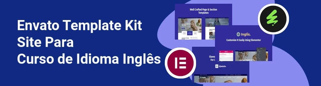 Wordpress completo template kit site para curso de idioma ingles JDVSALX