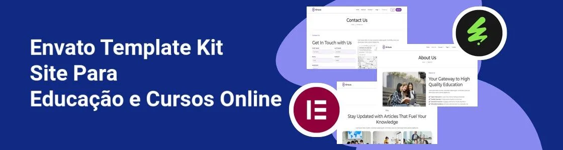 Wordpress completo template kit site para educacao e cursos online X72AZ6U