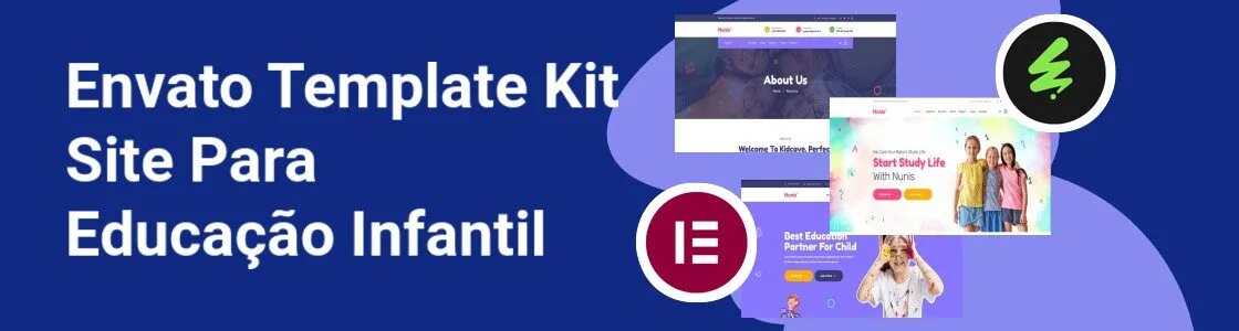 Wordpress completo template kit site para educacao infantil HYQC9JE