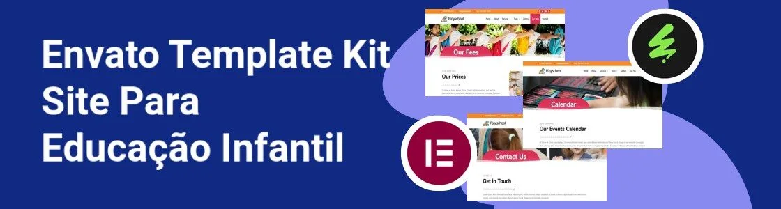 Wordpress completo template kit site para educacao infantil VYUYLZF