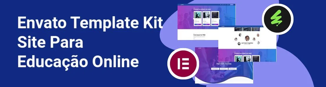 Wordpress completo template kit site para educacao online MHW48W5