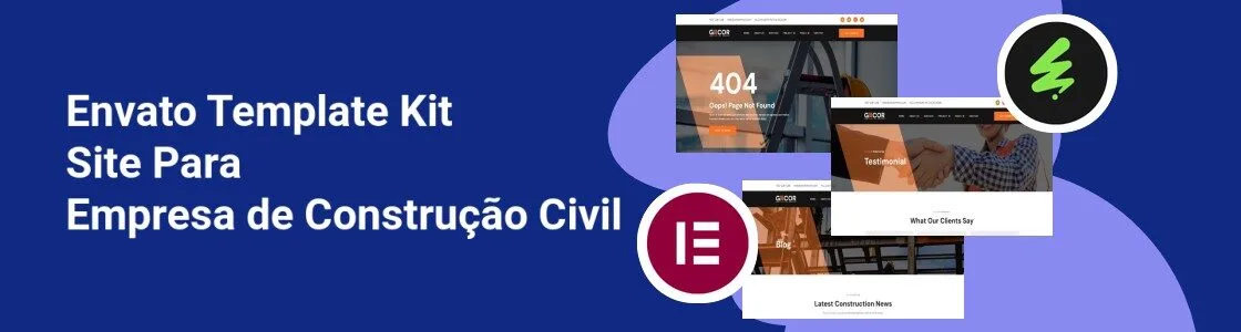 Wordpress completo template kit site para empresa de construcao civil VLAX6QT