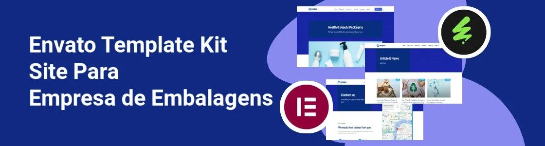 Wordpress completo template kit site para empresa de embalagens AERJN3V