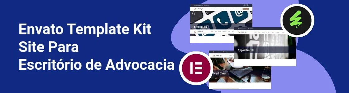 Wordpress completo template kit site para escritorio de advocacia BVX6JSD