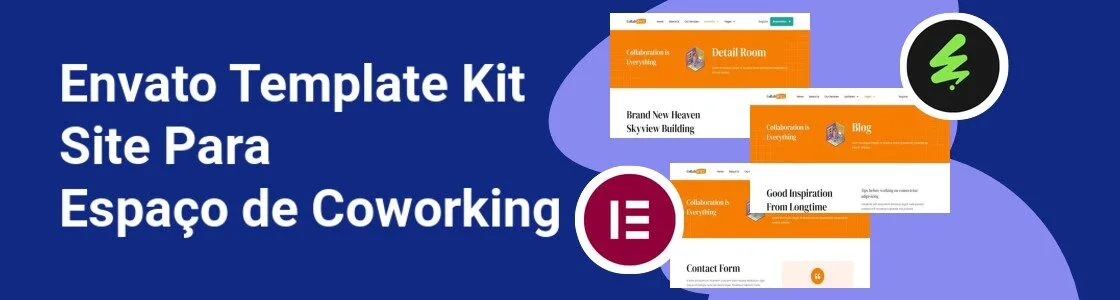 Wordpress completo template kit site para espaco de coworking SP6RXZ2