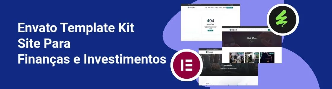 Wordpress completo template kit site para financas e investimentos 8M74M7V