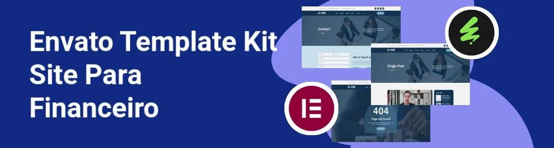 Wordpress completo template kit site para financeiro J27DCLT