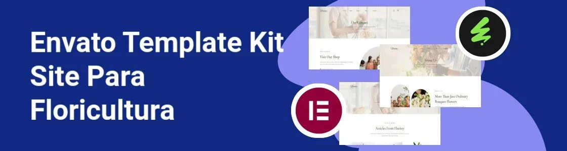 Wordpress completo template kit site para floricultura QC7GAWF
