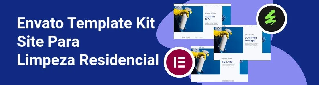 Wordpress completo template kit site para limpeza residencial TRJ9BEM