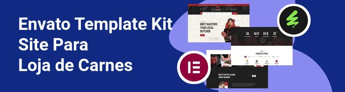 Wordpress completo template kit site para loja de carnes GVKKBRX