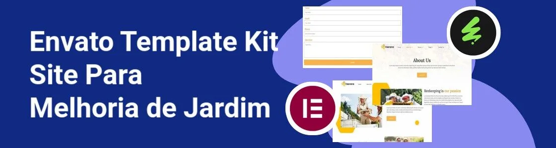 Wordpress completo template kit site para melhoria de jardim F8HXYQX