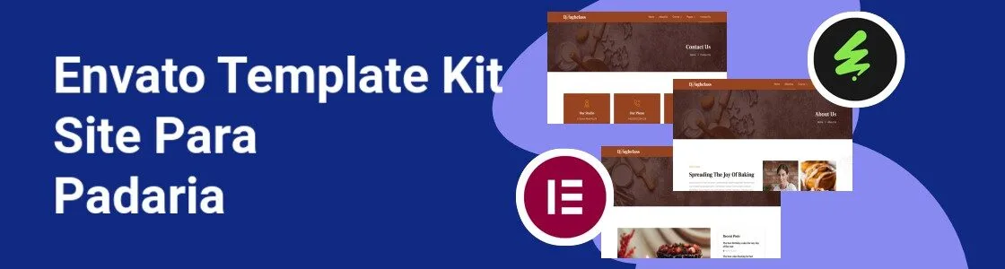 Wordpress completo template kit site para padaria LRPMH9N