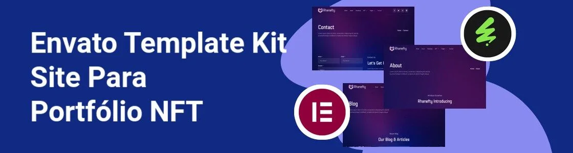 Wordpress completo template kit site para portfolio nft EE34J2V