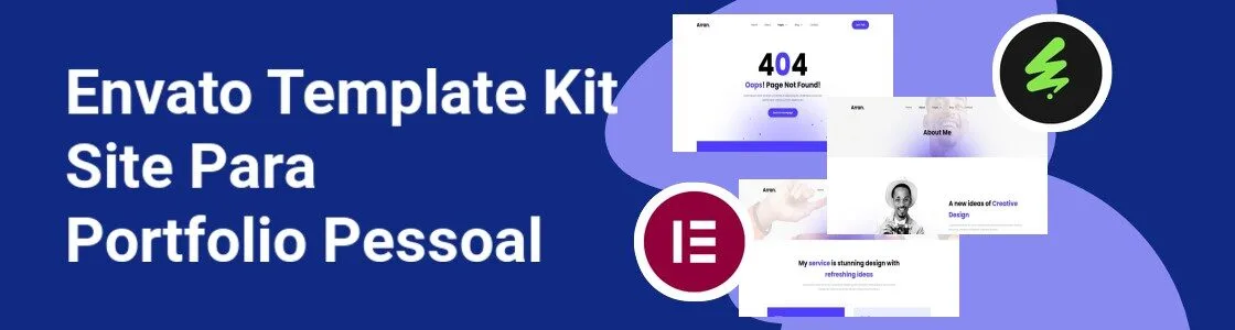 Wordpress completo template kit site para portfolio pessoal 494XB5G