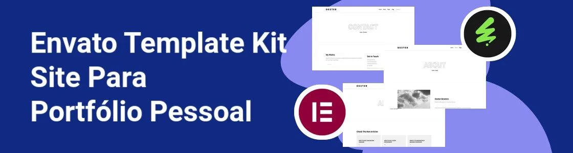 Wordpress completo template kit site para portfolio pessoal J59VT4L