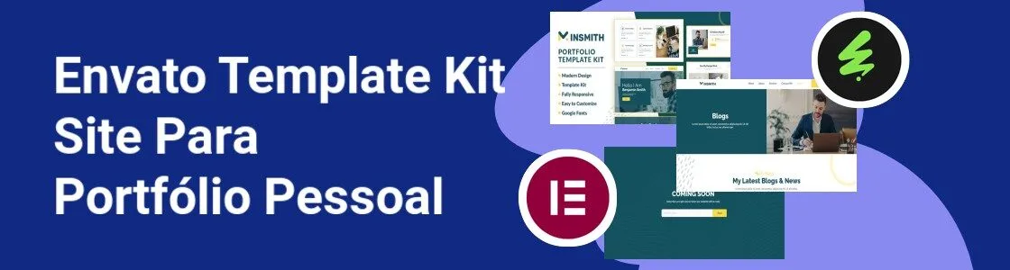 Wordpress completo template kit site para portfolio pessoal SUM92KY