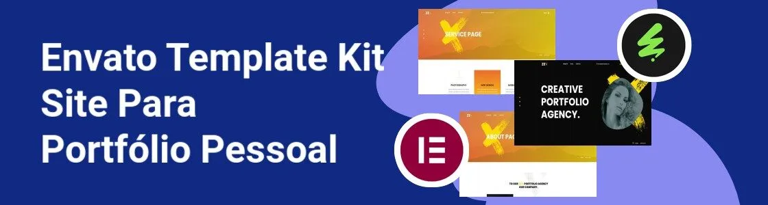 Wordpress completo template kit site para portfolio pessoal TTH2X6A
