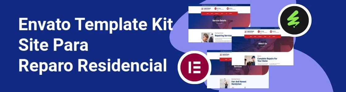 Wordpress completo template kit site para reparo residencial CVQYJJQ