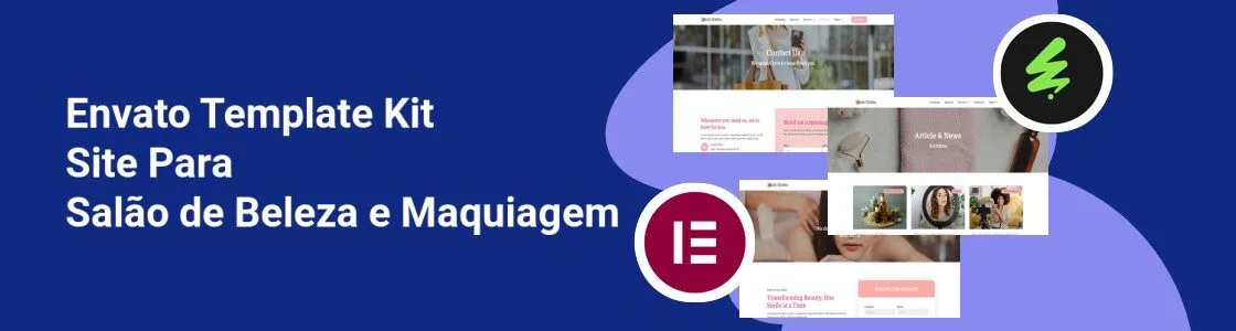 Wordpress completo template kit site para salao de beleza e maquiagem KXCWVVJ