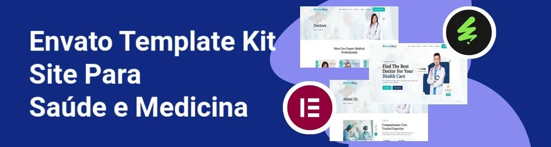 Wordpress completo template kit site para saude e medicina MD37C4P