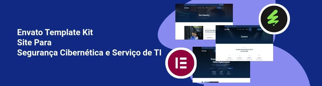 Wordpress completo template kit site para seguranca cibernetica e servico de ti ALLK3W5