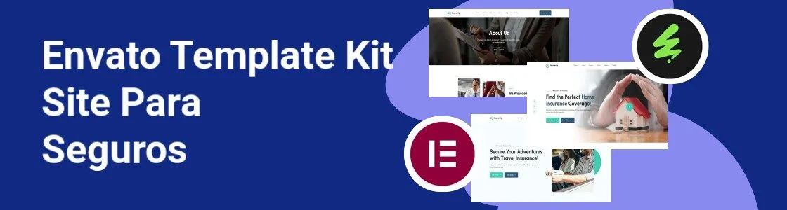 Wordpress completo template kit site para seguros 6375P6H