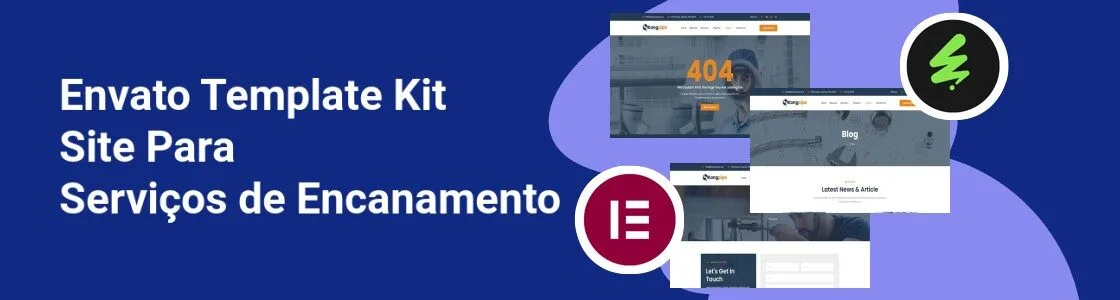 Wordpress completo template kit site para servicos de encanamento TEU7UF9
