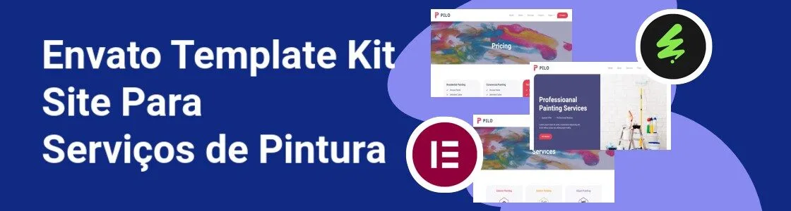 Wordpress completo template kit site para servicos de pintura SGB926B