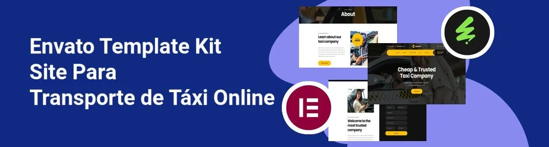 Wordpress completo template kit site para transporte de taxi online Z4QM6GN