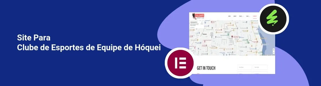 Wordpress completo clube de esportes de equipe de hoquei D789UT5