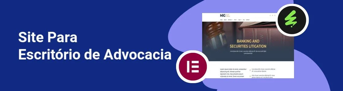 Wordpress completo escritorio de advocacia 3SME439